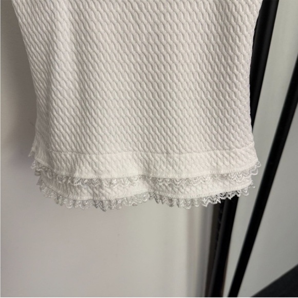 Miu Miu White Lace-Trimmed Camisole - Picture 4 of 6